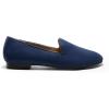 DREAM PAIRS Round Toe Flats for Women Dressy Comfortable, Slip-On Dress Business Casual Office Work Shoes for Women(Navy)