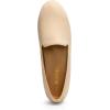 DREAM PAIRS Round Toe Flats for Women Dressy Comfortable, Slip-On Dress Business Casual Office Work Shoes for Women(Nude-suede)
