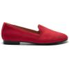 DREAM PAIRS Round Toe Flats for Women Dressy Comfortable, Slip-On Dress Business Casual Office Work Shoes for Women(Red)