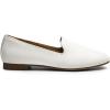 DREAM PAIRS Round Toe Flats for Women Dressy Comfortable, Slip-On Dress Business Casual Office Work Shoes for Women(White-pu)