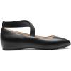 DREAM PAIRS Women’s Ballet Flats, Comfortable Slip-On Square Toe Dress Shoes with Elastic Ankle Straps(Black-pu)