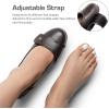 DREAM PAIRS Women’s Chunky Comfortable Closed Toe Low Block Heels Work Round Toe Dress Wedding Adjustable Slip On Pumps Shoes(Brown)
