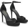 DREAM PAIRS Women’s Heels, High Stilettos Ankle Strap Sexy Comfort Dress Shoes Wedding Bridal Pumps Sandals(Black-nubuck)