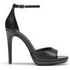 DREAM PAIRS Women’s Heels, High Stilettos Ankle Strap Sexy Comfort Dress Shoes Wedding Bridal Pumps Sandals(Black-pu)