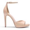 DREAM PAIRS Women’s Heels, High Stilettos Ankle Strap Sexy Comfort Dress Shoes Wedding Bridal Pumps Sandals(Nude)