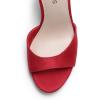 DREAM PAIRS Women’s Heels, High Stilettos Ankle Strap Sexy Comfort Dress Shoes Wedding Bridal Pumps Sandals(Red)
