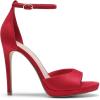 DREAM PAIRS Women’s Heels, High Stilettos Ankle Strap Sexy Comfort Dress Shoes Wedding Bridal Pumps Sandals(Red)