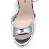 DREAM PAIRS Women’s Heels, High Stilettos Ankle Strap Sexy Comfort Dress Shoes Wedding Bridal Pumps Sandals(Silver)