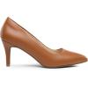 DREAM PAIRS Women’s High Stiletto Heels Closed Pointed Toe Dress Pumps Shoes for Wedding Work Office Business, 3 Inches(Brown-pu)
