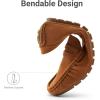 DREAM PAIRS Women’s Loafers Penny Loafer Slip on Casual Dressy Comfortable Business Work Office Moccasins Driving Loafer Shoes(Brown)