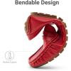 DREAM PAIRS Women’s Loafers Penny Loafer Slip on Casual Dressy Comfortable Business Work Office Moccasins Driving Loafer Shoes(Red)