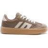 DREAM PAIRS Women’s Tennis Sneakers Walking Casual Lace-Up Footwear Comfortable Fashion Sneakers Shoes(Brown)