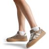 DREAM PAIRS Women’s Tennis Sneakers Walking Casual Lace-Up Footwear Comfortable Fashion Sneakers Shoes(Brown)
