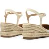 DREAM PAIRS Women’s Wedge Sandals, Closed Toe Espadrilles Platform Wedge Heels with Adjustable Ankle Straps and Comfortable Cushion Insoles(White)