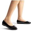Dream Pairs Women’s Flats, Round Toe Ballet Flats, Comfortable Slip-on Dressy Business Casual Work Office Ballerina Flat Dress Shoes(Black-pat)