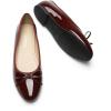 Dream Pairs Women’s Flats, Round Toe Ballet Flats, Comfortable Slip-on Dressy Business Casual Work Office Ballerina Flat Dress Shoes(Burgundy)