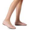 Dream Pairs Women’s Flats, Round Toe Ballet Flats, Comfortable Slip-on Dressy Business Casual Work Office Ballerina Flat Dress Shoes(Pink)