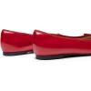 Dream Pairs Women’s Flats, Round Toe Ballet Flats, Comfortable Slip-on Dressy Business Casual Work Office Ballerina Flat Dress Shoes(Red-pat)