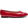 Dream Pairs Women’s Flats, Round Toe Ballet Flats, Comfortable Slip-on Dressy Business Casual Work Office Ballerina Flat Dress Shoes(Red-pat)