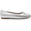 Dream Pairs Women’s Flats, Round Toe Ballet Flats, Comfortable Slip-on Dressy Business Casual Work Office Ballerina Flat Dress Shoes(Silver)
