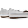 Dream Pairs Women’s Flats, Round Toe Ballet Flats, Comfortable Slip-on Dressy Business Casual Work Office Ballerina Flat Dress Shoes(Silver)