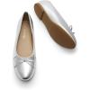 Dream Pairs Women’s Flats, Round Toe Ballet Flats, Comfortable Slip-on Dressy Business Casual Work Office Ballerina Flat Dress Shoes(Silver)