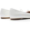 Dream Pairs Women’s Flats, Round Toe Ballet Flats, Comfortable Slip-on Dressy Business Casual Work Office Ballerina Flat Dress Shoes(White)