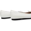Dream Pairs Women’s Flats, Round Toe Ballet Flats, Comfortable Slip-on Dressy Business Casual Work Office Ballerina Flat Dress Shoes(White-pu)