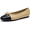 Dream Pairs Women’s Flats, Round Toe Ballet Flats, Comfortable Slip-on Dressy Business Casual Work Office Ballerina Flat Dress Shoes(Nude-pu)