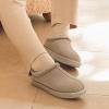 DREAM PAIRS Women’s Fuzzy Cozy Slippers Genuine Suede Indoor Outdoor Fluffy Home Comfy Winter Slip On Cute Warm Memory Foam Furry Shoes FuzzyEasy