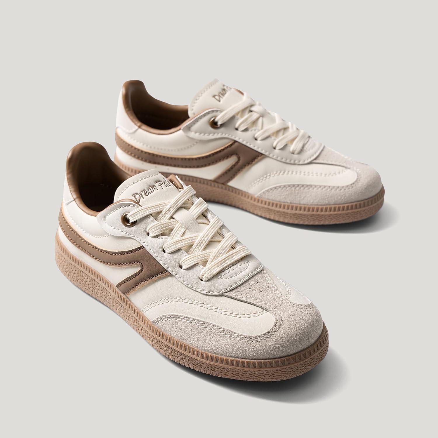 image:imageDREAM PAIRS Boys Girls Indoor Soccer Shoes Kids Youth Child Baseball Tennis Casual Sneakers Dress ShoesKhaki
