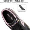 DREAM PAIRS Boys Girls Indoor Soccer Shoes Kids Youth Child Baseball Tennis Casual Sneakers Dress Shoes(Black/Pink)