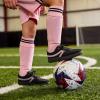 DREAM PAIRS Boys Girls Indoor Soccer Shoes Kids Youth Child Baseball Tennis Casual Sneakers Dress Shoes(Black/Pink)