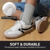 DREAM PAIRS Boys Girls Indoor Soccer Shoes Kids Youth Child Baseball Tennis Casual Sneakers Dress Shoes(White)
