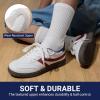 DREAM PAIRS Boys Girls Indoor Soccer Shoes Kids Youth Child Baseball Tennis Casual Sneakers Dress Shoes(White/Red)