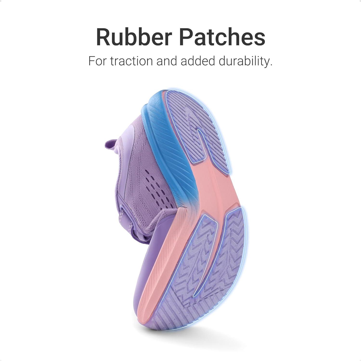 image:imageDREAM PAIRS Kids Wide Toe Box Athletic Running Sneakers Breathable Lightweight Casual Tennis Shoes Minimalist for Boys Girls School SportsPurple