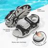DREAM PAIRS Boys Girls Sandals Kids Athletic Summer Sports Water Shoes for Toddler/Little Kid/Big Kid(Black/Light/Grey)