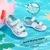 DREAM PAIRS Boys Girls Sandals Kids Athletic Summer Sports Water Shoes for Toddler/Little Kid/Big Kid(Blue/White)