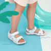 DREAM PAIRS Boys Girls Sandals Kids Athletic Summer Sports Water Shoes for Toddler/Little Kid/Big Kid(Blue/White)