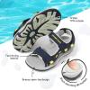 DREAM PAIRS Boys Girls Sandals Kids Athletic Summer Sports Water Shoes for Toddler/Little Kid/Big Kid(Dark/Blue)