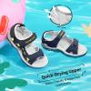 DREAM PAIRS Boys Girls Sandals Kids Athletic Summer Sports Water Shoes for Toddler/Little Kid/Big Kid(Dark/Blue)