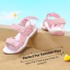 DREAM PAIRS Boys Girls Sandals Kids Athletic Summer Sports Water Shoes for Toddler/Little Kid/Big Kid(Light/Pink)