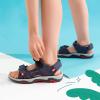 DREAM PAIRS Boys Girls Sandals Kids Athletic Summer Sports Water Shoes for Toddler/Little Kid/Big Kid(Navy/Red)