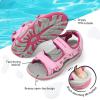 DREAM PAIRS Boys Girls Sandals Kids Athletic Summer Sports Water Shoes for Toddler/Little Kid/Big Kid(Pink/Fuchsia)