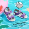DREAM PAIRS Boys Girls Sandals Kids Athletic Summer Sports Water Shoes for Toddler/Little Kid/Big Kid(Purple/Fuchsia/Light/Grey)
