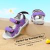 DREAM PAIRS Boys Girls Sandals Kids Athletic Summer Sports Water Shoes for Toddler/Little Kid/Big Kid(Purple/Fuchsia/Light/Grey)