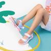 DREAM PAIRS Boys Girls Sandals Kids Athletic Summer Sports Water Shoes for Toddler/Little Kid/Big Kid(Rainbow/Pink-pu)