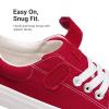 DREAM PAIRS Kids Toddler Sneakers Boys Girls Casual Canvas School Shoes(Red)