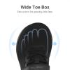 DREAM PAIRS Kids Wide Toe Box Athletic Running Sneakers Breathable Lightweight Casual Tennis Shoes Minimalist for Boys Girls School Sports(Black)