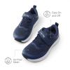 DREAM PAIRS Kids Wide Toe Box Athletic Running Sneakers Breathable Lightweight Casual Tennis Shoes Minimalist for Boys Girls School Sports(Dark Blue)
